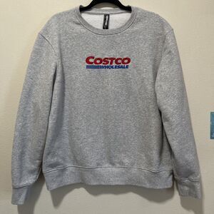Costco Embroidered Crew Neck Sweater Men’s M/Women’s L
